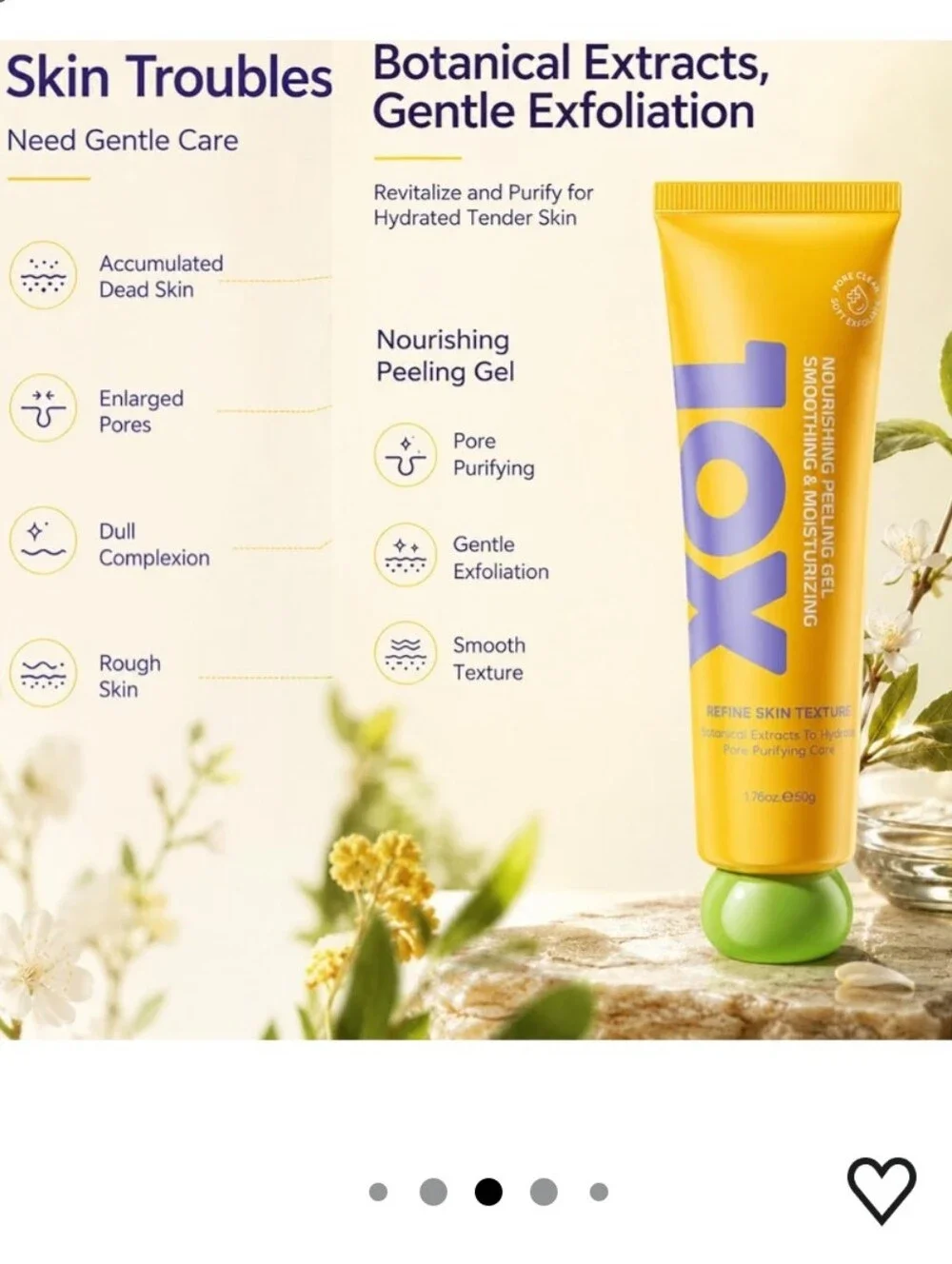 Soothing & Nourishing Peeling Gel Exfoliant - (2 Pack)